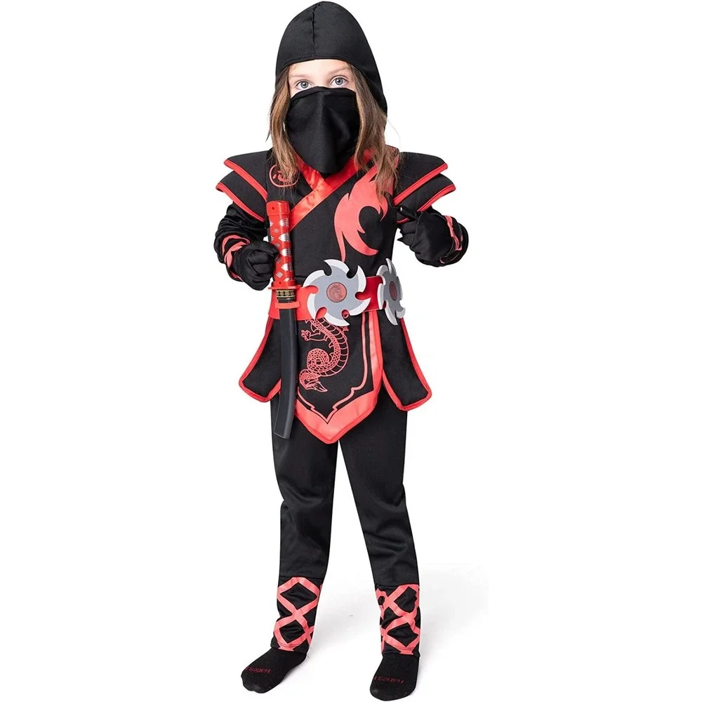 Spooktacular Creations Girl Birdy Red Ninja Costume, Small